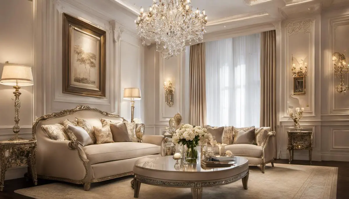 An image of a beautifully decorated room in soft hues with neutral tones, typifying the appeal of soft colors in home décor.