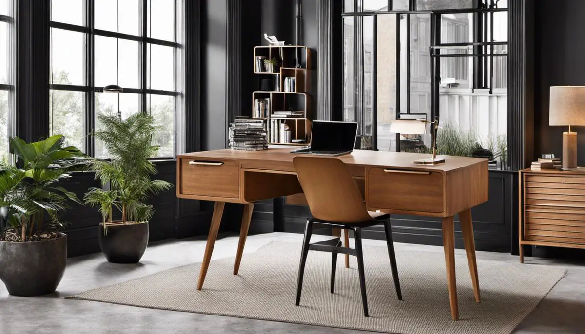 Collection of Scandinavian desks for various interior designs