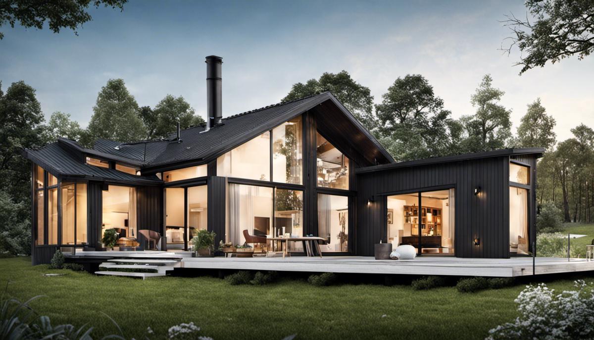 Image of beautiful Scandinavian home design