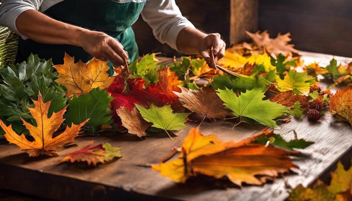 DIY Fall Leaf Garland Guide