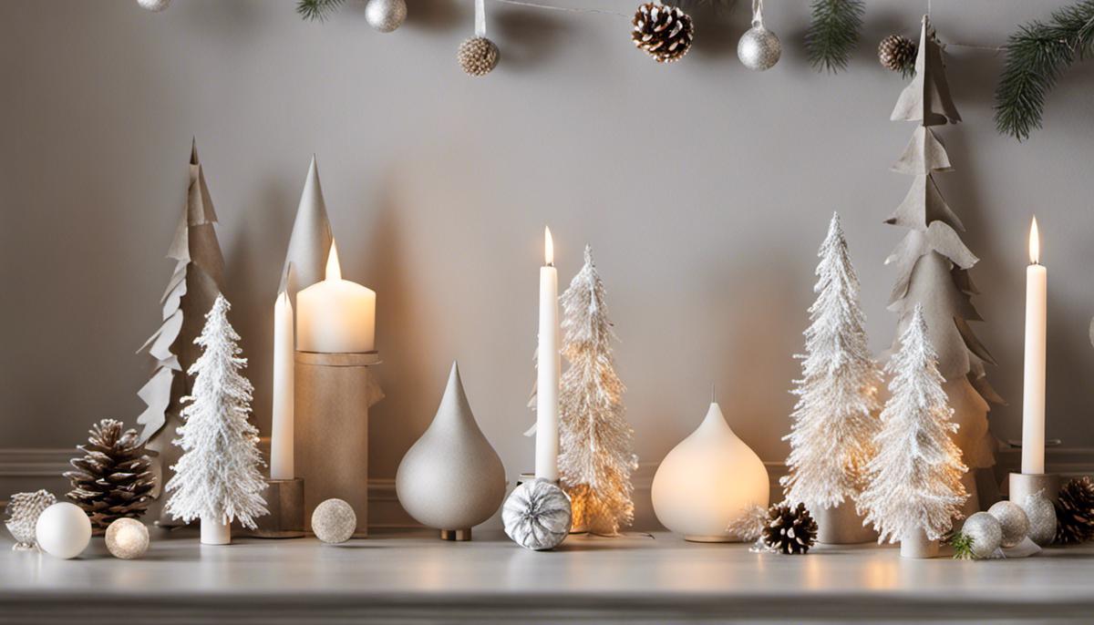 Scandinavian Christmas decorations featuring minimalistic designs and natural color palettes.
