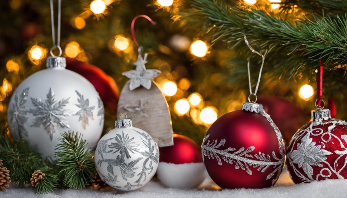 Scandinavian Christmas Tree Ornaments image