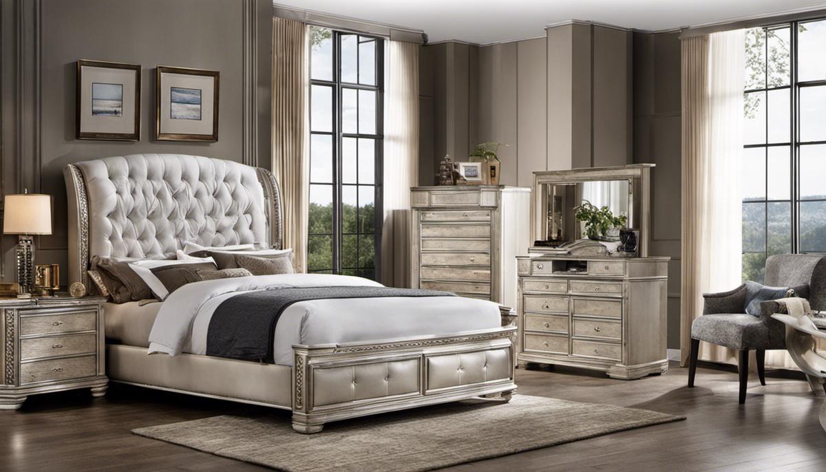A side-by-side comparison of a traditional bed and a modern bed, showcasing the differences in style and materials used.