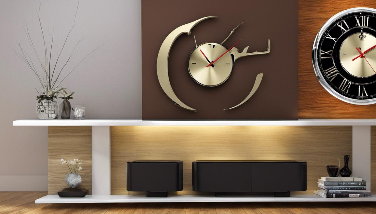 Various types of wall clocks showcasing their unique designs and functionalities.